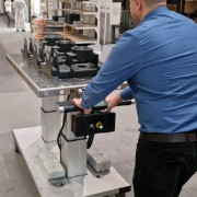 Eksempel på ErgoMove 500 løsning med variant 2, sensorhåndtag