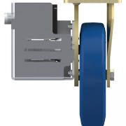 Hjul med drejet motor