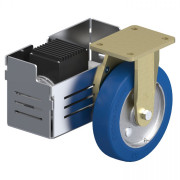 Hjul med drejet motor